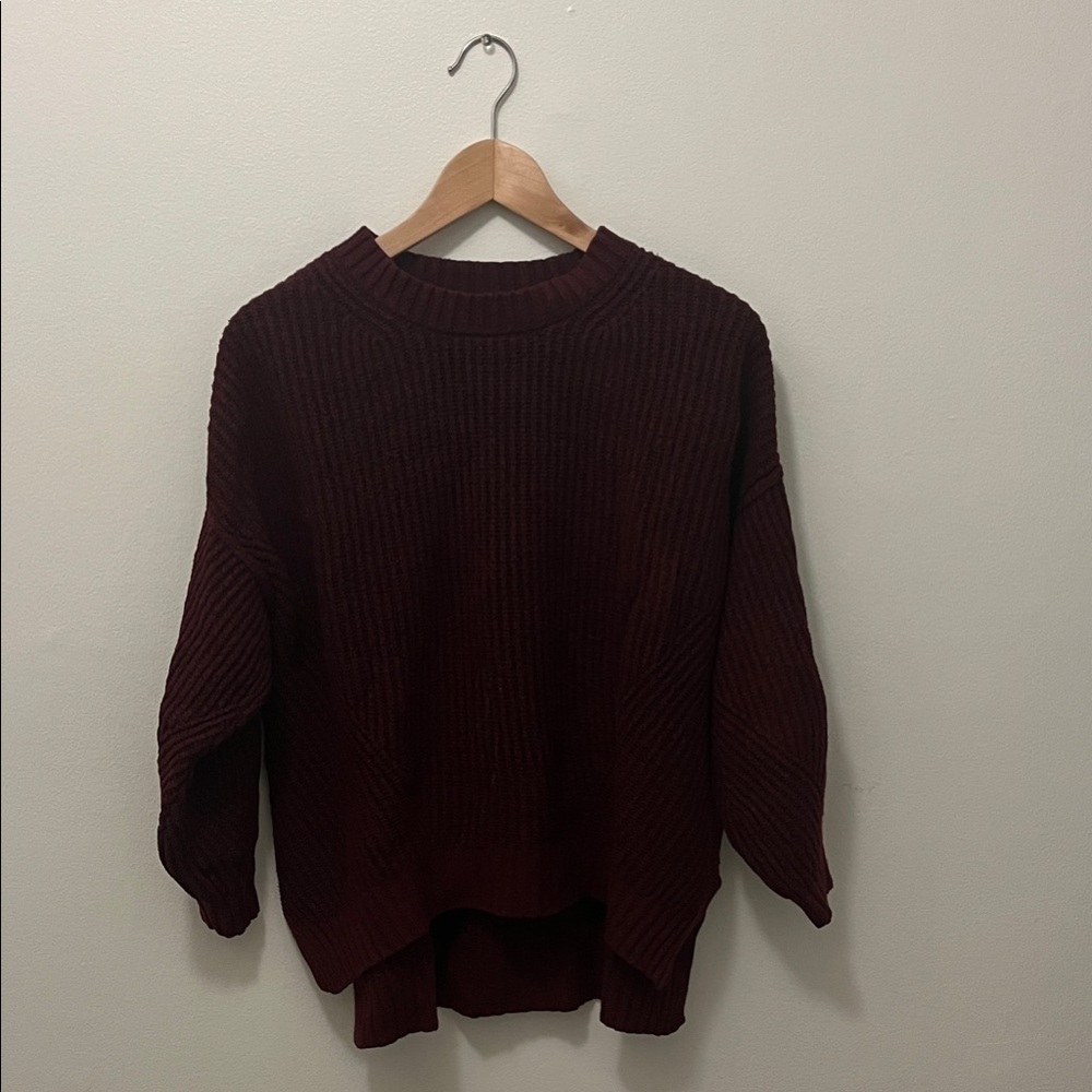 American Eagle Burgundy Sweater